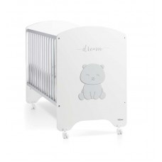 Cuna 605 Dream Bear Blanco M./Plata Mate de Trama